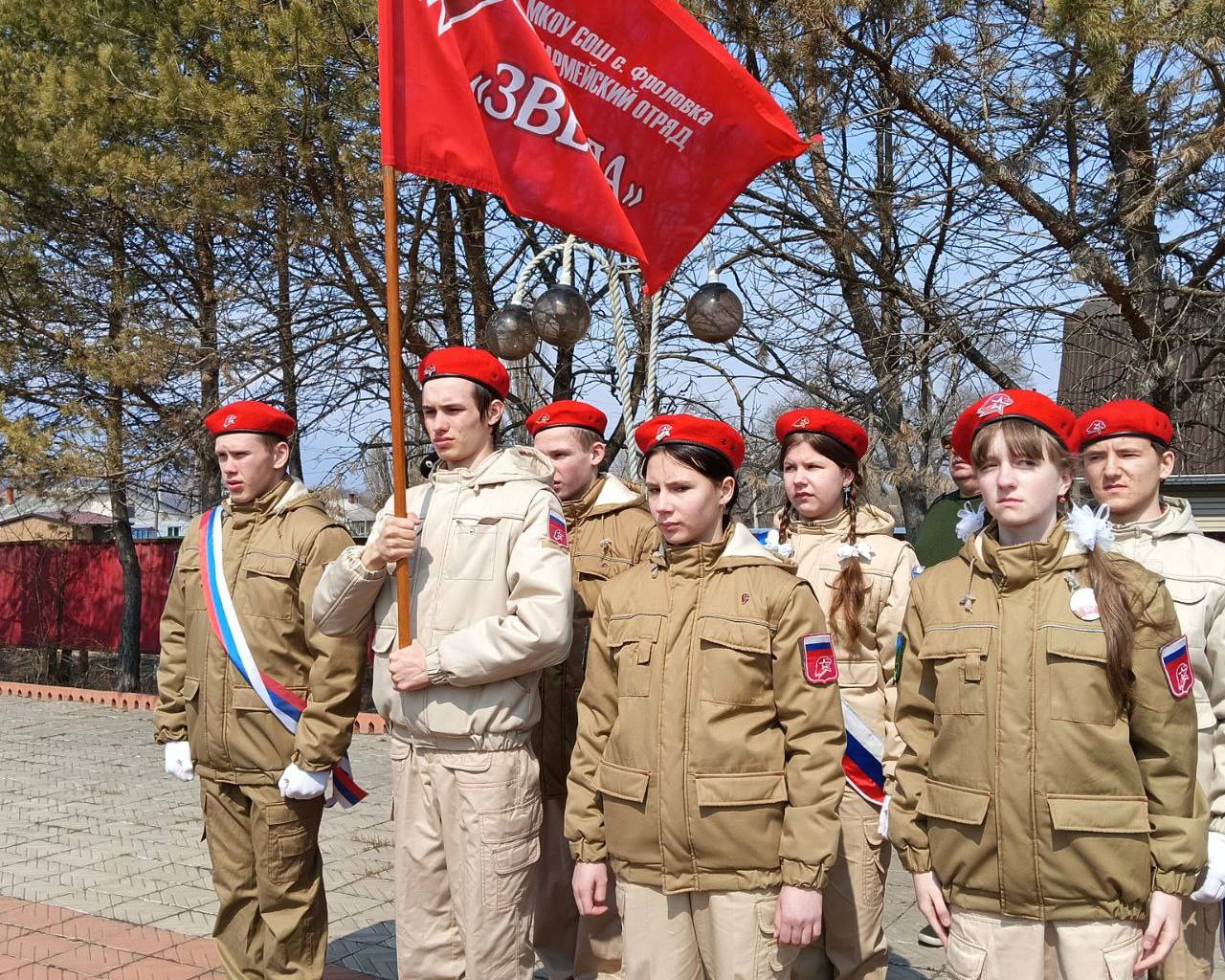 «Эстафета Победы» стартовала в селе Владимиро-Александровское .