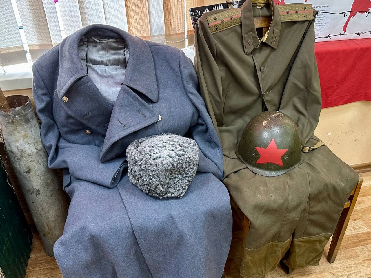 В музее в селе Владимиро-Александровское открылись две выставки, посвященные Дню победы.