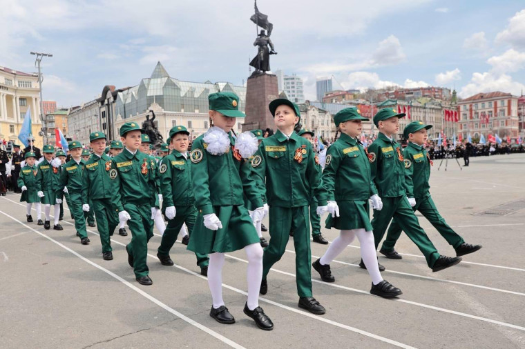 Школьники Партизанского муниципального округа приняли участие в параде «Правнуки Победы». Школьники Партизанского муниципального округа приняли участие в параде «Правнуки Победы».